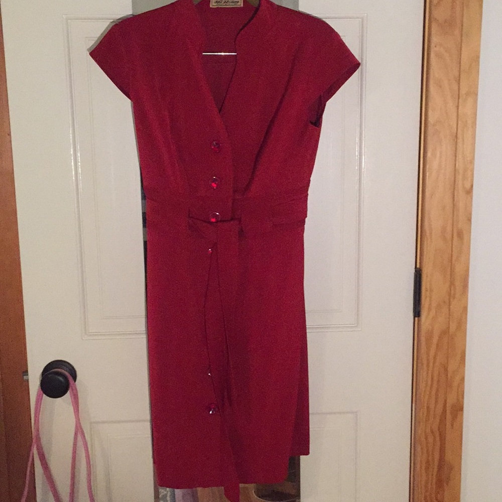 Beautiful one of a kind vintage red dress